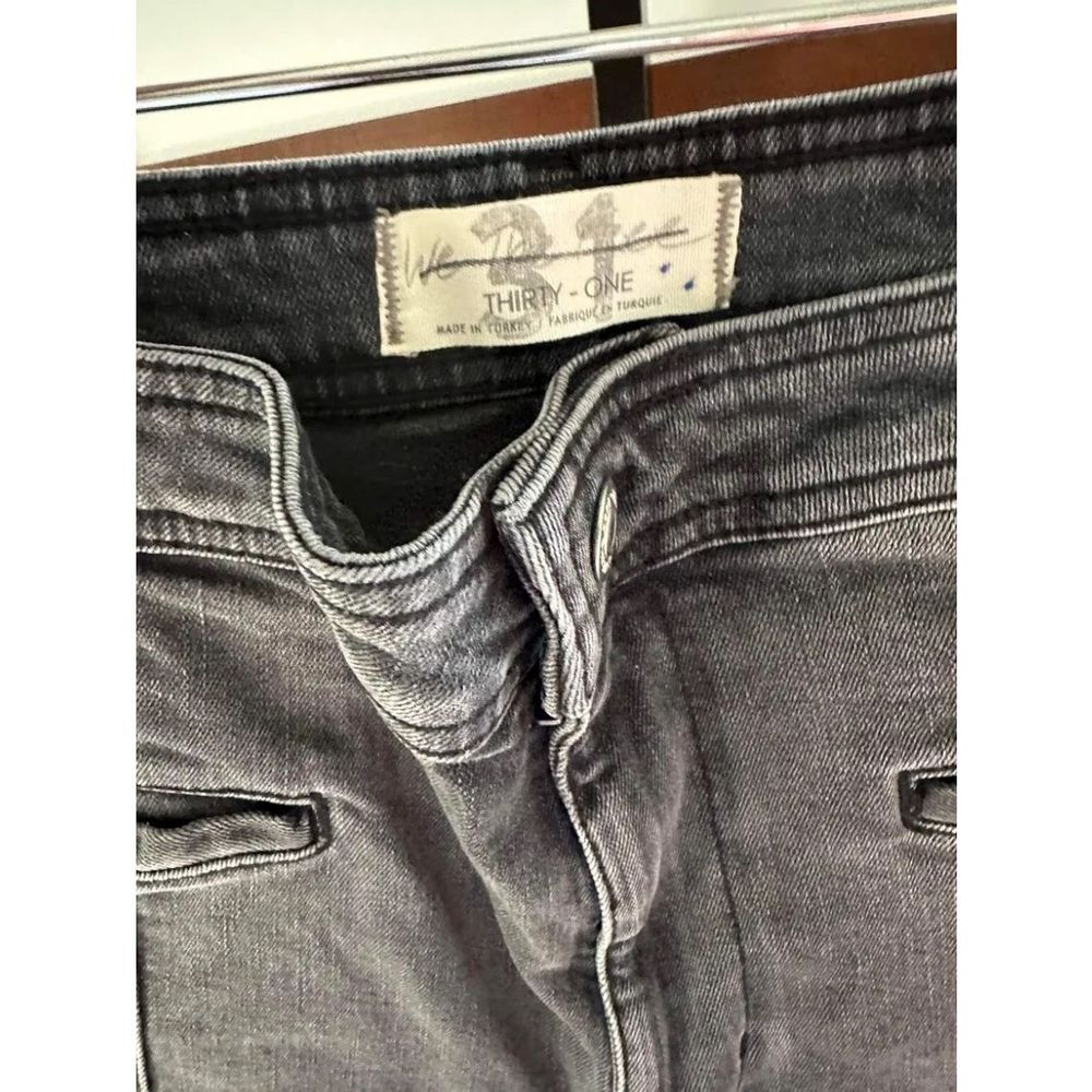 New Free People Firecracker Flare Jeans Size 31 Black - Picture 6 of 7